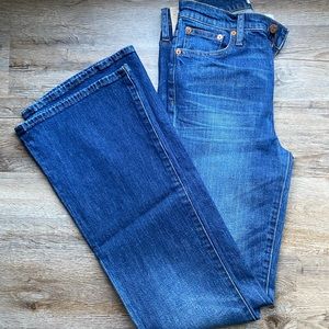 Dark wash flea market flare jeans (bell bottom)